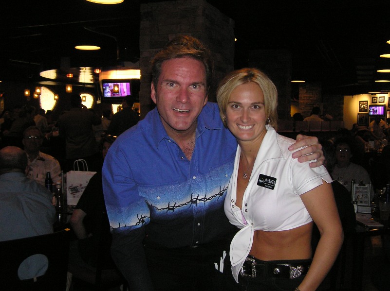 Jennifer & I at Toby Keith's I Love This Bar & Grill