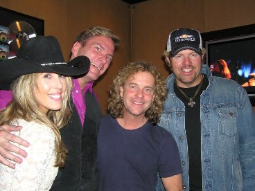 Candi, me, Jack Blades, Toby Keith