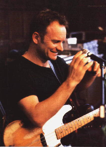 Sting - circa 1995 in a light moment at the Lakehouse